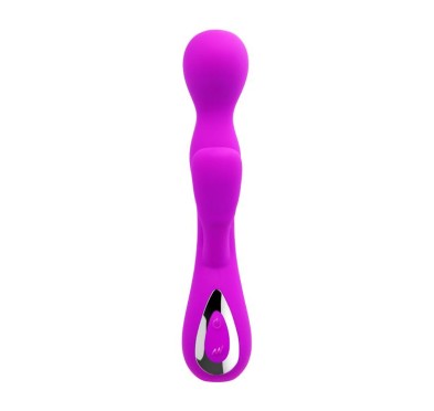 Wibrator z masażerem łechtaczki gspot 19cm 10 tryb